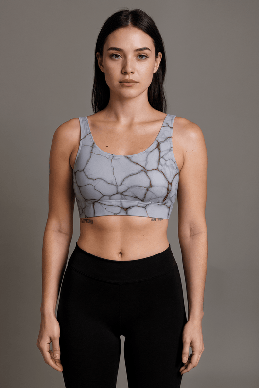 BROKEN by Riffhaus - Sports Bralette - Sofia Isella Riff