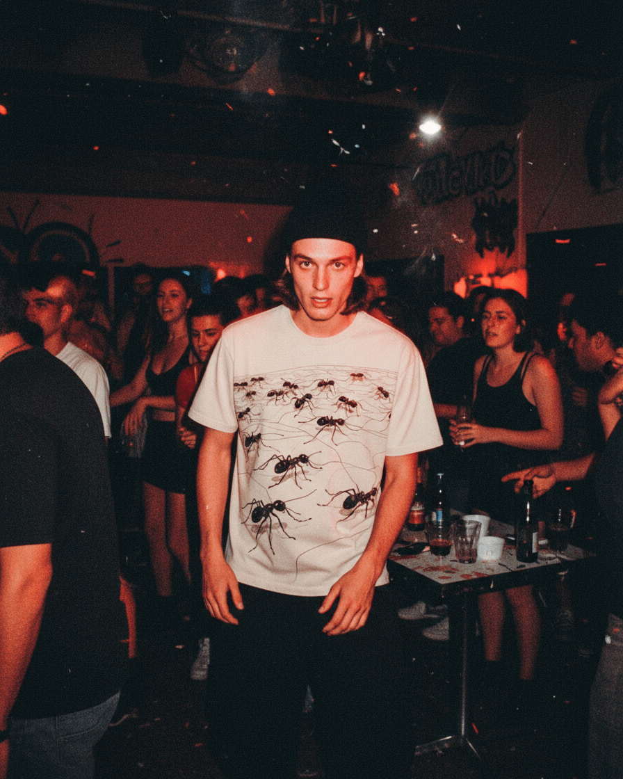 ANTS by Riffhaus - Unisex Cotton T-Shirt #GARDEN