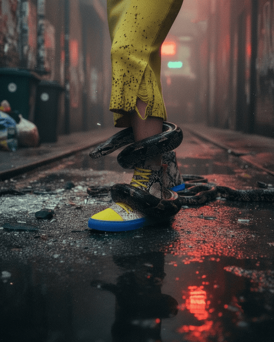 NEON VENOM by Riffhaus - Sneaker Made to Order - Riff on Yeah, Yeah, Yeahs