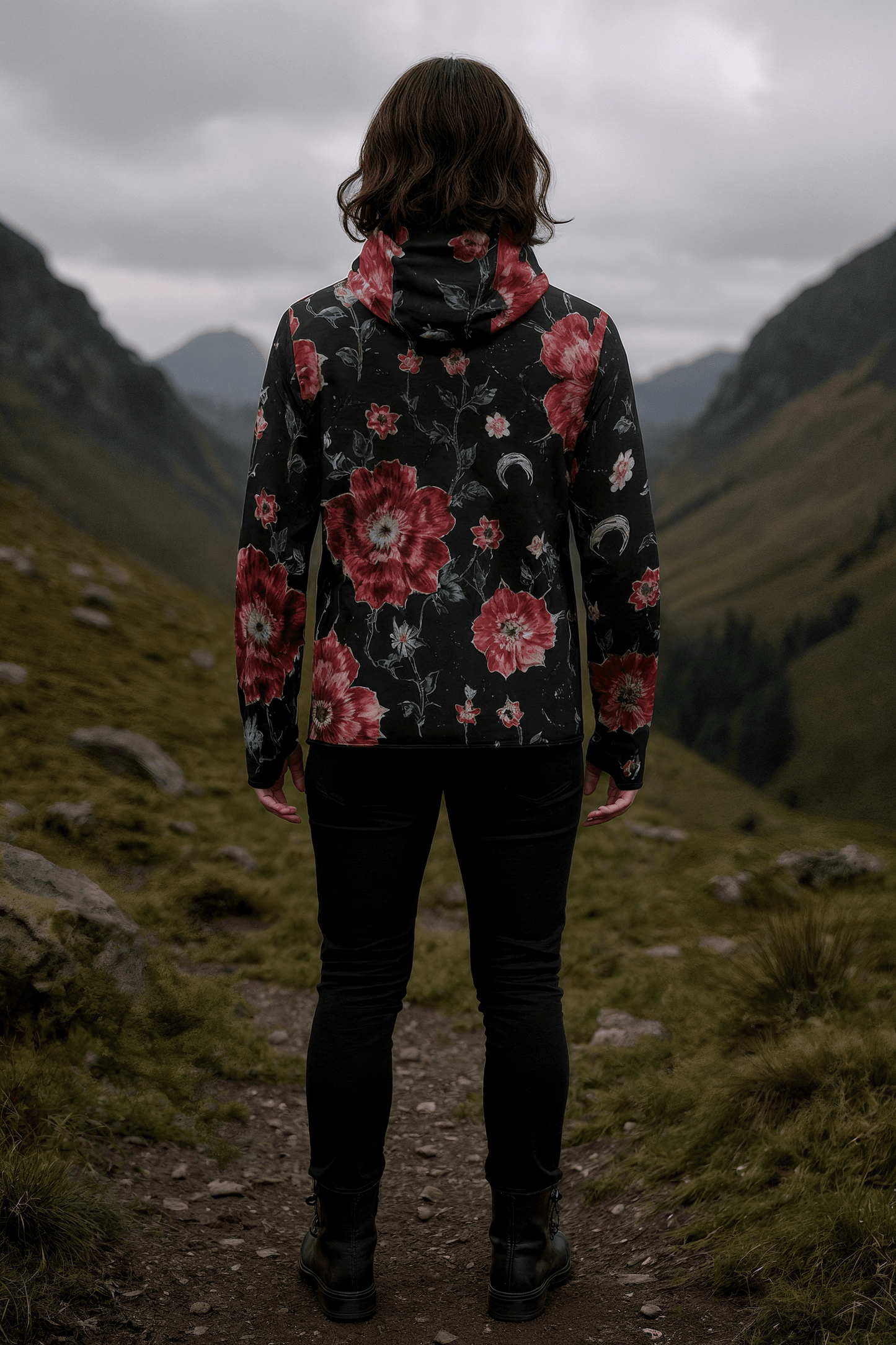TAROT - Soft Unisex Zip-Up Hoodie with Thumb Hole Design - Florence + The Machine Riff