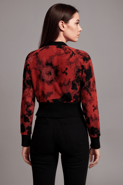 PULSE by Riffhaus - Women's Cropped Cardigan - Florence + The Machine Riff