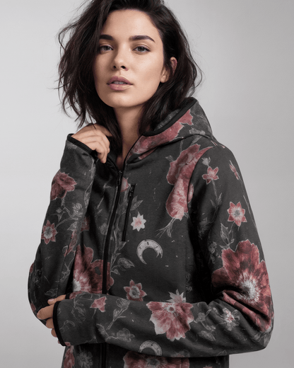 TAROT - Soft Unisex Zip-Up Hoodie with Thumb Hole Design - Florence + The Machine Riff