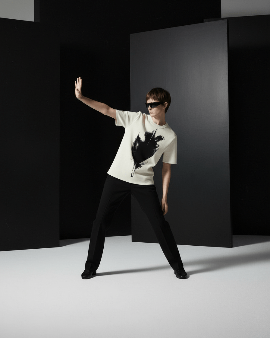 12/7 - FLUID by Riffhaus Knitted classic tee - Adélaïde Riff