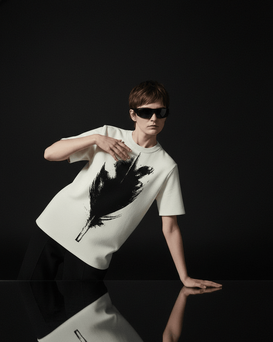 12/7 - FLUID by Riffhaus Knitted classic tee - Adélaïde Riff