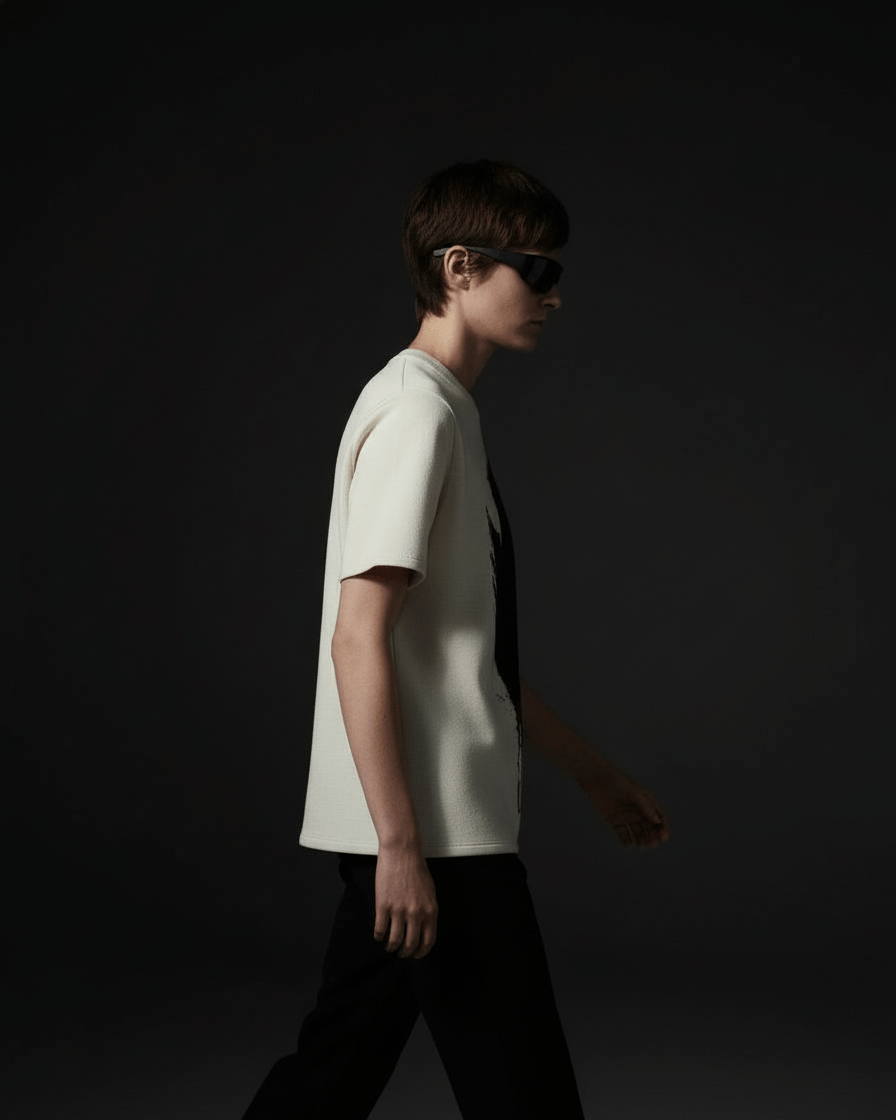 12/7 - FLUID by Riffhaus Knitted classic tee - Adélaïde Riff