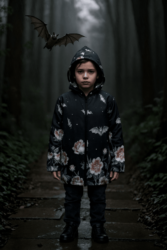 BATS by Riffhaus - Children's Waterproof And Windproof Jacket - Florence + The Machine Riff