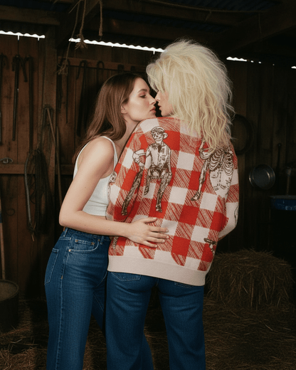 12/6 - JOLENE by Riffhaus - Knitted cardigan - Dolly Parton Riff