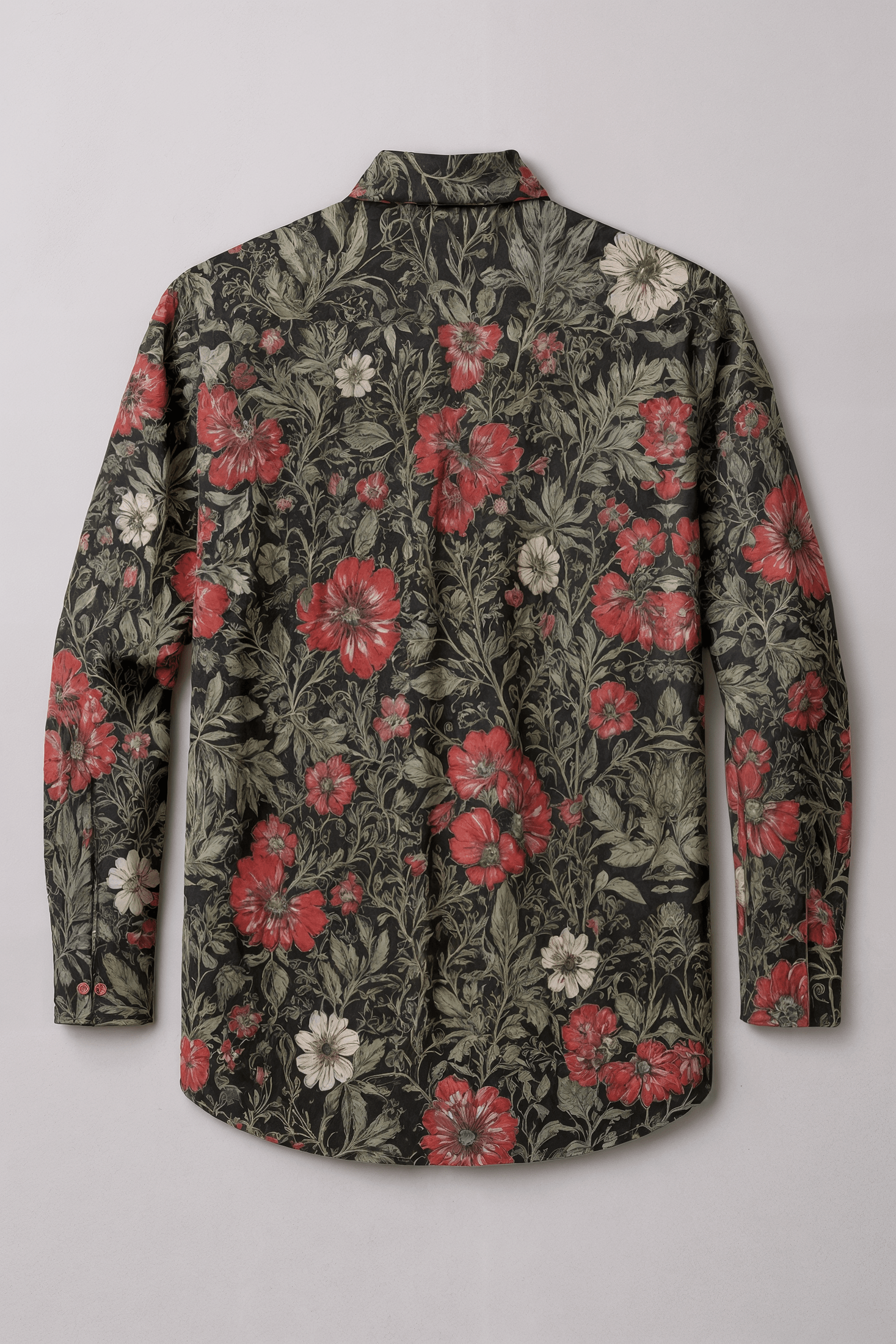 POSESSION - Men's Casual Lapel Long Cotton Sleeve Shirt - Florence + The Machine Riff