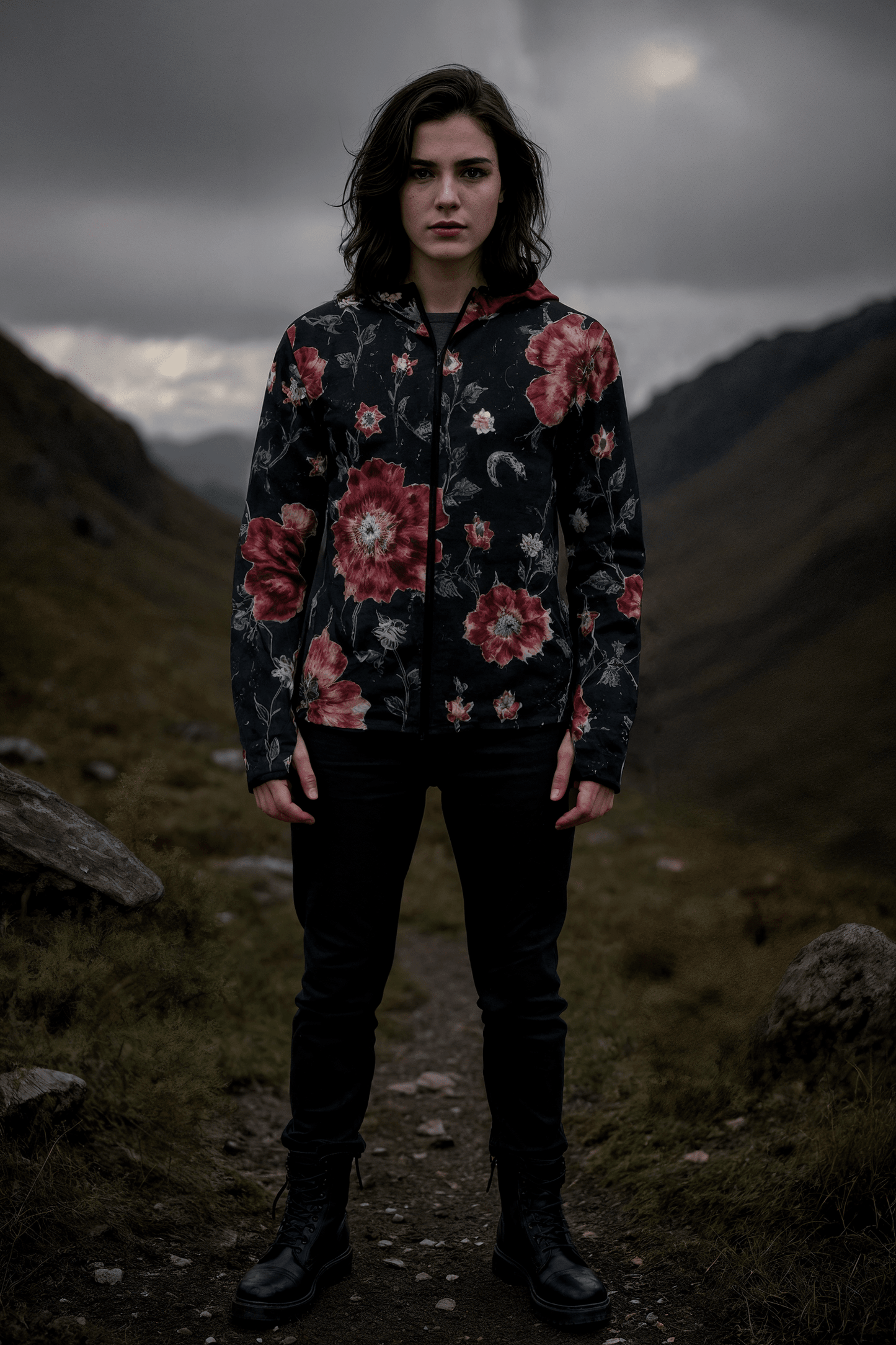 TAROT - Soft Unisex Zip-Up Hoodie with Thumb Hole Design - Florence + The Machine Riff