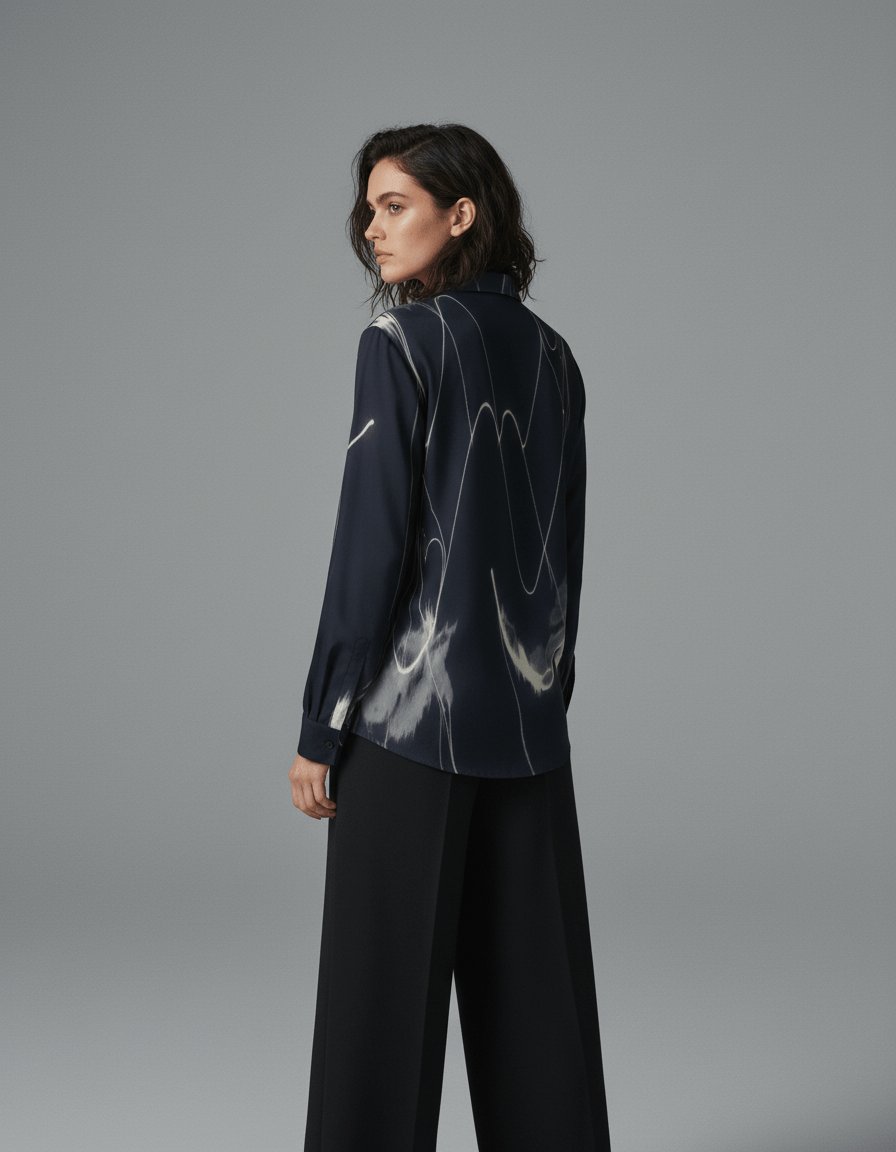 HIT ME by Rifffhaus - Men's Lapel Collar Shirt With Concealed Placket |115GSM Cotton poplin