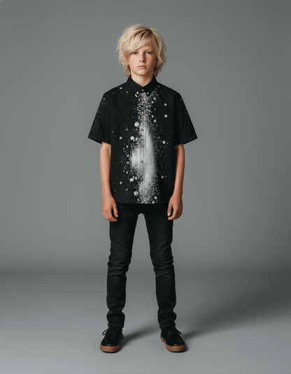 SUGAR LINE by Riffhaus - Children's Shirt With Pocket | 125GSM Cotton - Riff on Rosalía's Berghain