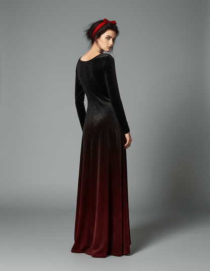 VELVETEEN by Riffhaus - Velvet Shine Maxi Dress - Riff on Rosalía's Berghain