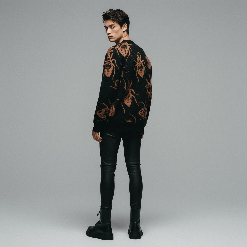 BUGS by Riffhaus - Unisex Knitted Cardigan #GARDEN