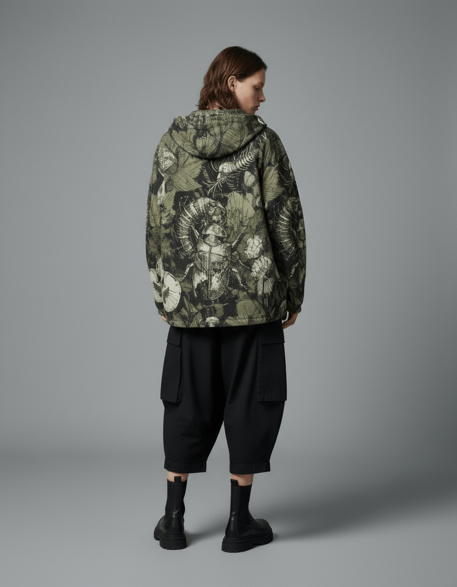 FORGING by Riffhaus - Minimalist Cotton Twill Jacket #GARDEN