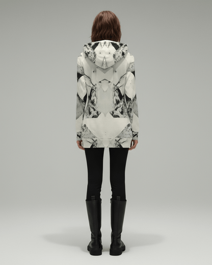 WOLVES by Riffhaus - Hoodie Jacket w/ Fleece Lining + Asymmetric Zipper  #FROZEN