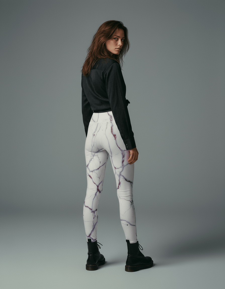 ASS & GLASS by Riffhaus - Women’s High-Waisted Yoga Pants #GARDEN