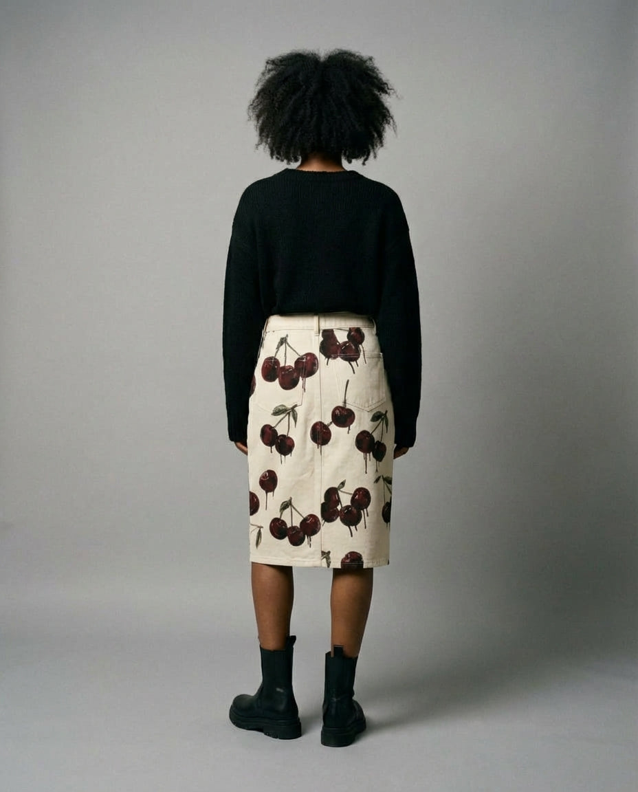 ALL THAT S**T - Denim Midi Skirt - Riff on Rachel Chinouriri