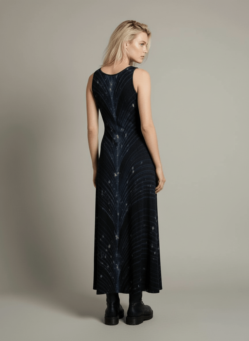 GLIDE by Riffhaus - Women's Vest Dress | Length To Ankle