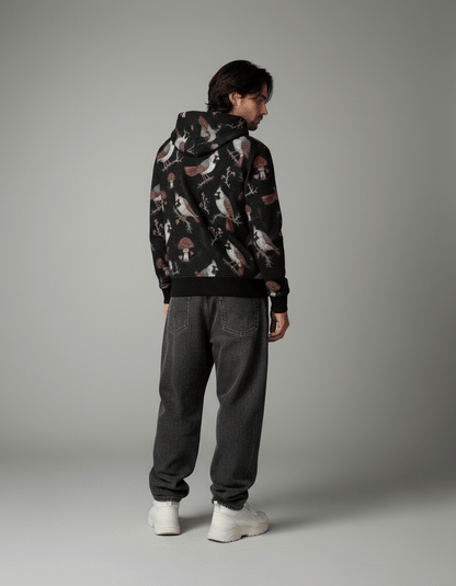 FOREST by Riffhaus - Print Zip Up Hoodie With Pocket - Riff on Rosalía's Berghain