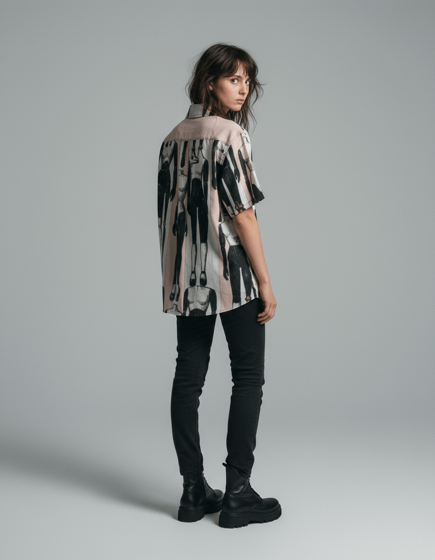 DOLL PEOPLE by Riffhaus - Women's Cotton Shirt #DOLLPEOPLE