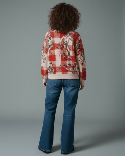 12/6 - JOLENE by Riffhaus - Knitted cardigan - Dolly Parton Riff