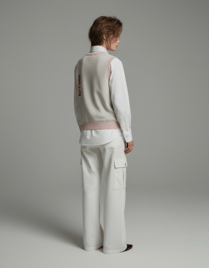 ROTTEN APPLE by Riffhaus Knit V-neck vest - Riff on Rosalía's Berghain