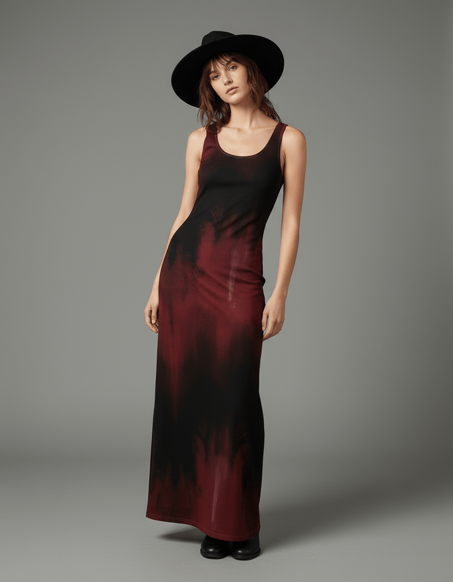 BENDITA by Riffhaus - Women's Vest Dress | Length To Ankle - Riff on Rosalía's Berghain