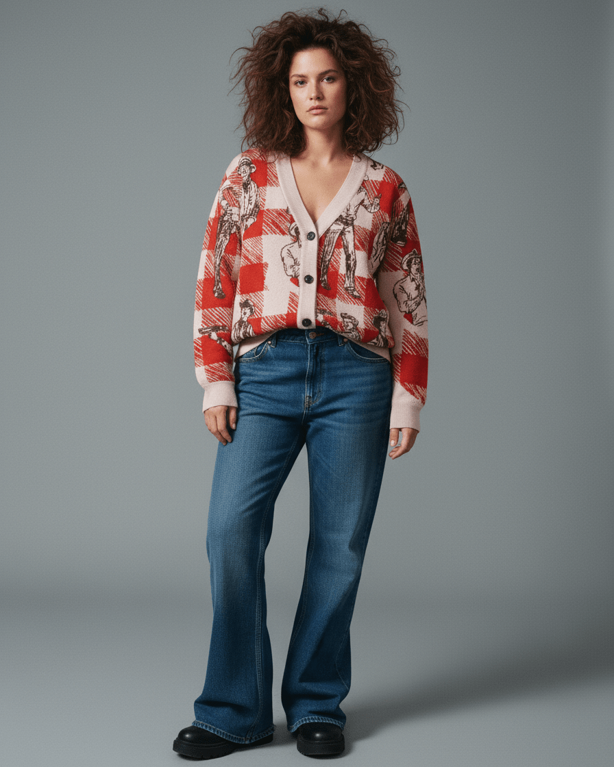 12/6 - JOLENE by Riffhaus - Knitted cardigan - Dolly Parton Riff