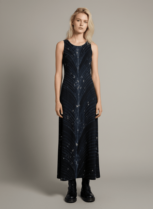 GLIDE by Riffhaus - Women's Vest Dress | Length To Ankle