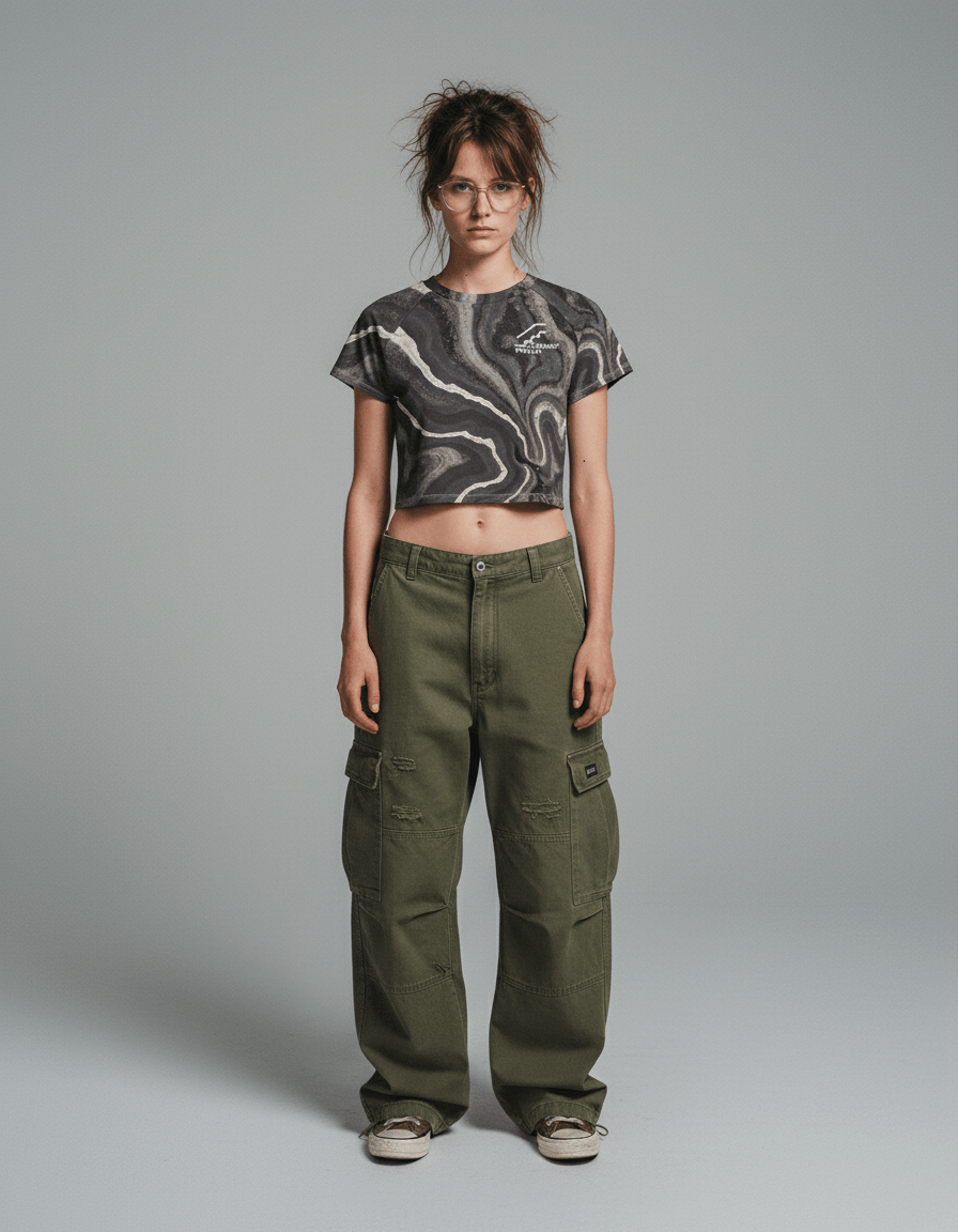 VIRGO by Riffhaus - Raglan Crop Top