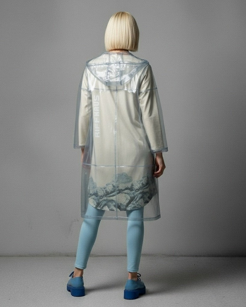 GROWTH by Riffhaus - Women's Dress w/ Pockets 100% Cotton - Aurora Frozen Riff