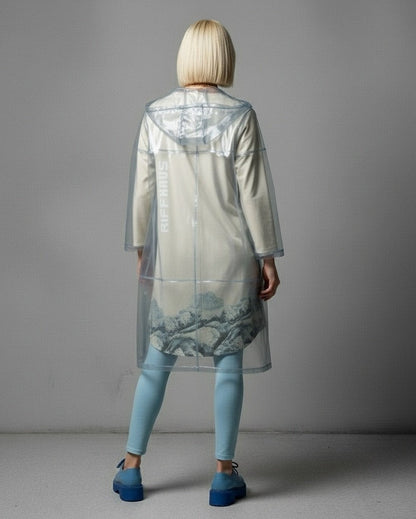 GROWTH by Riffhaus - Women's Dress w/ Pockets 100% Cotton - Aurora Frozen Riff