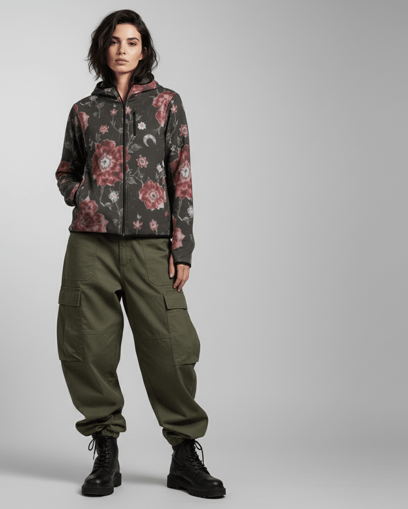 TAROT - Soft Unisex Zip-Up Hoodie with Thumb Hole Design - Florence + The Machine Riff