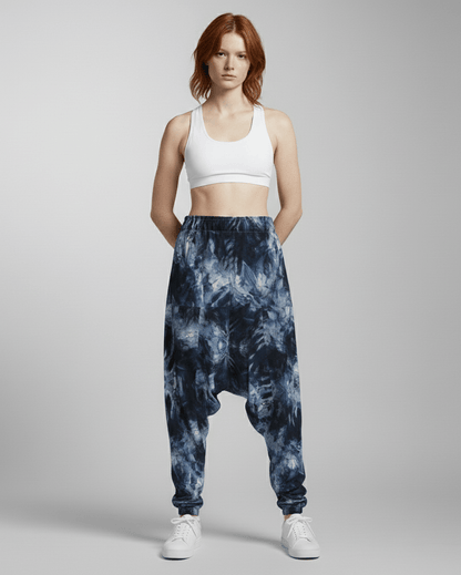 CRYSTAL by Riffhaus - Unisex Loose Pants - Aurora Frozen Riff