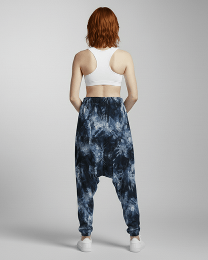 CRYSTAL by Riffhaus - Unisex Loose Pants - Aurora Frozen Riff