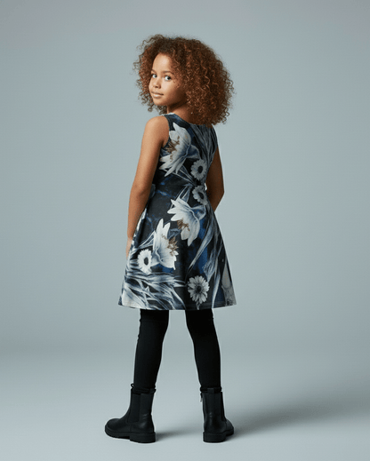 FROST DREAM by Riffhaus - Kid's Sleeveless Vest Dress - Aurora Frozen Riff