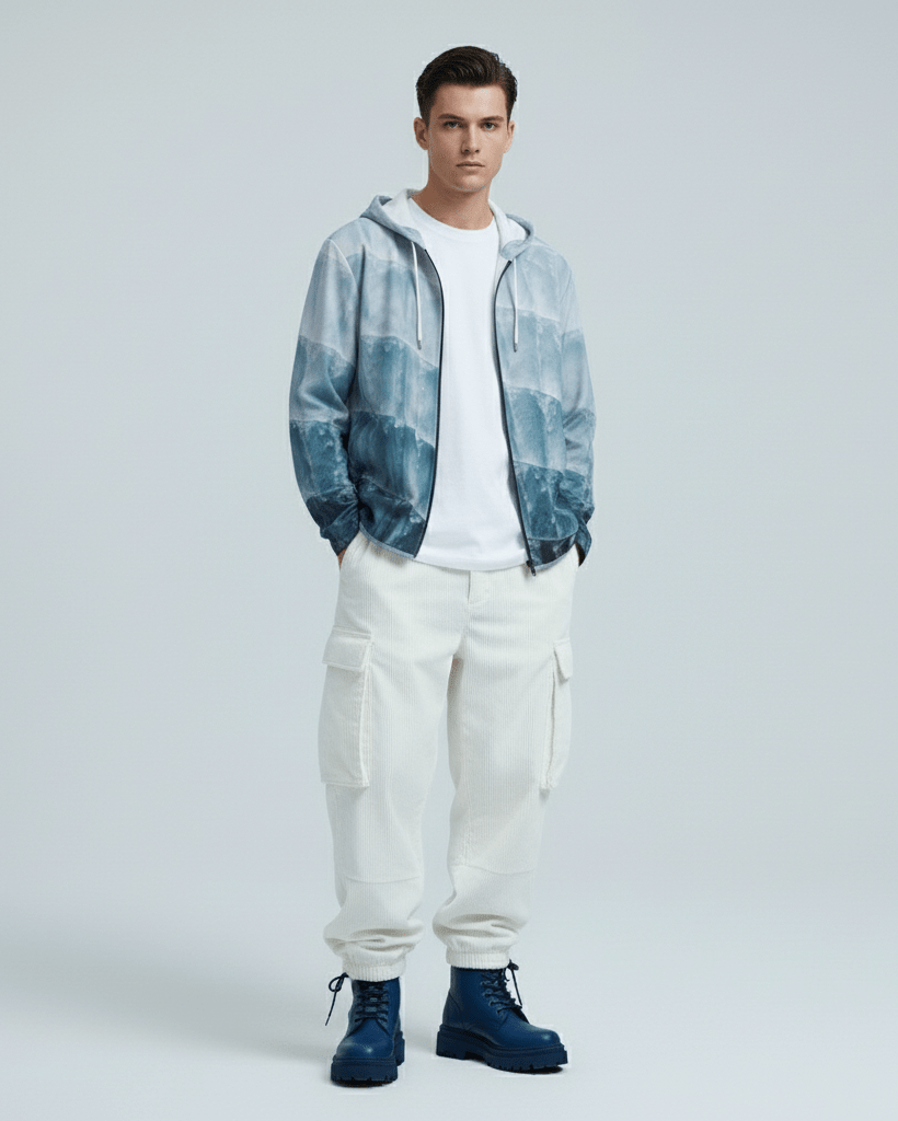 GLACIER by Riffhaus - Unisex Protection Jacket - Aurora Frozen Riff