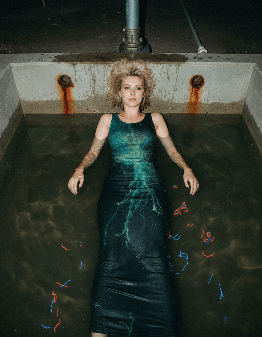 STING by Riffhaus - Women's Vest Dress | Length To Ankle