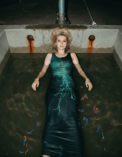 STING by Riffhaus - Women's Vest Dress | Length To Ankle