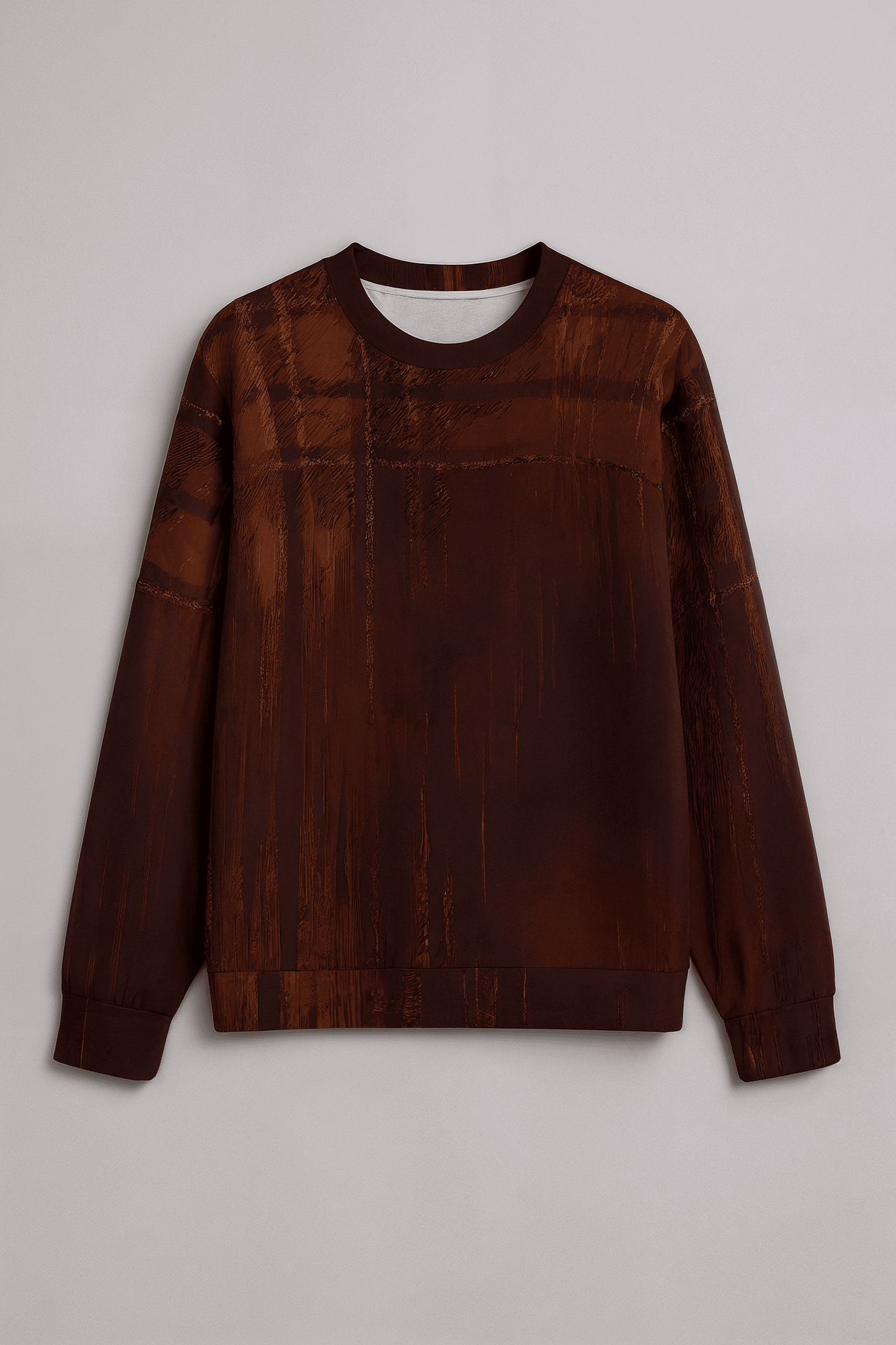 MELTED PLAID by Riffhaus - Unisex Heavy Cotton Crew Sweatshirt - Sofia Isella Riff