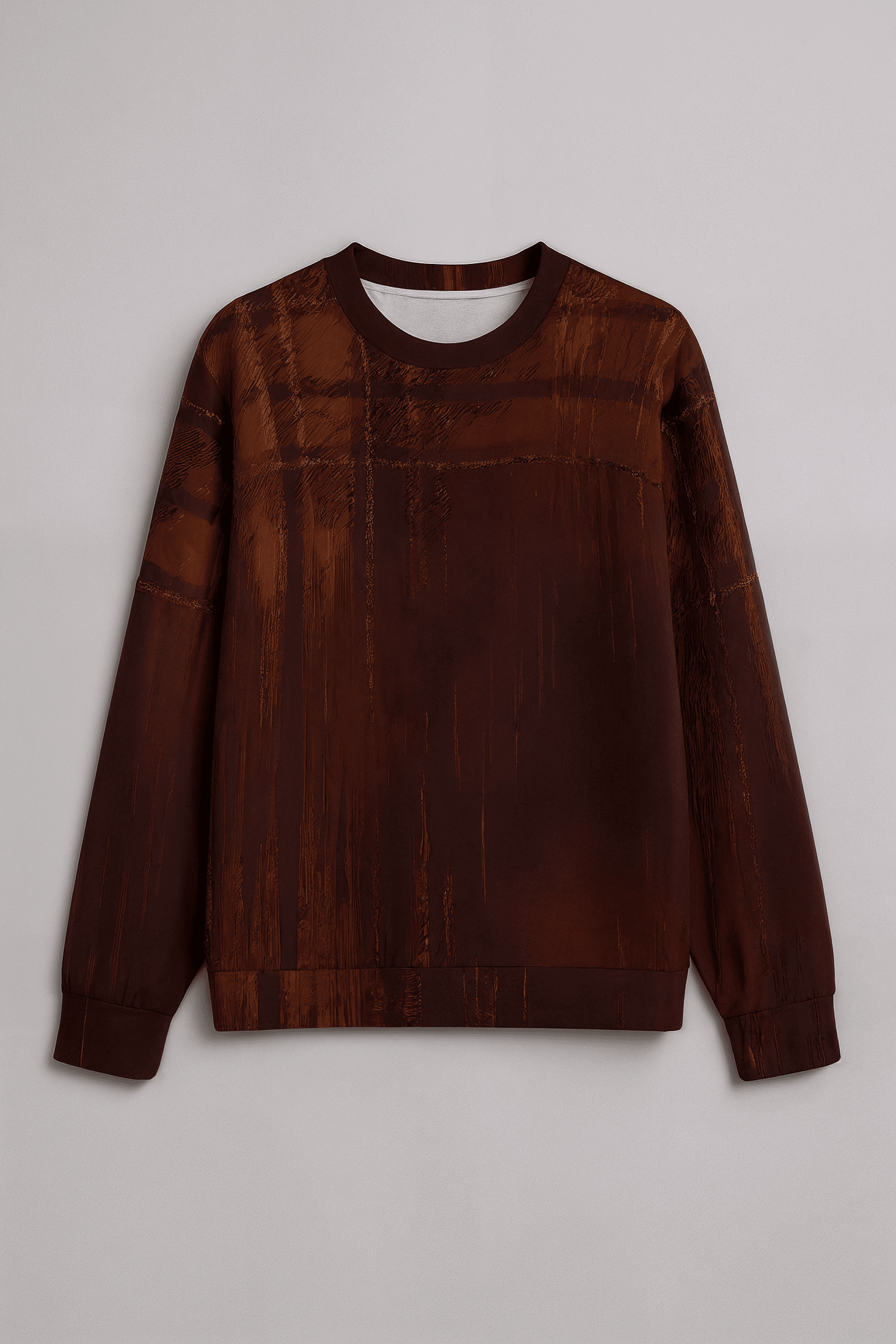 MELTED PLAID by Riffhaus - Unisex Heavy Cotton Crew Sweatshirt - Sofia Isella Riff
