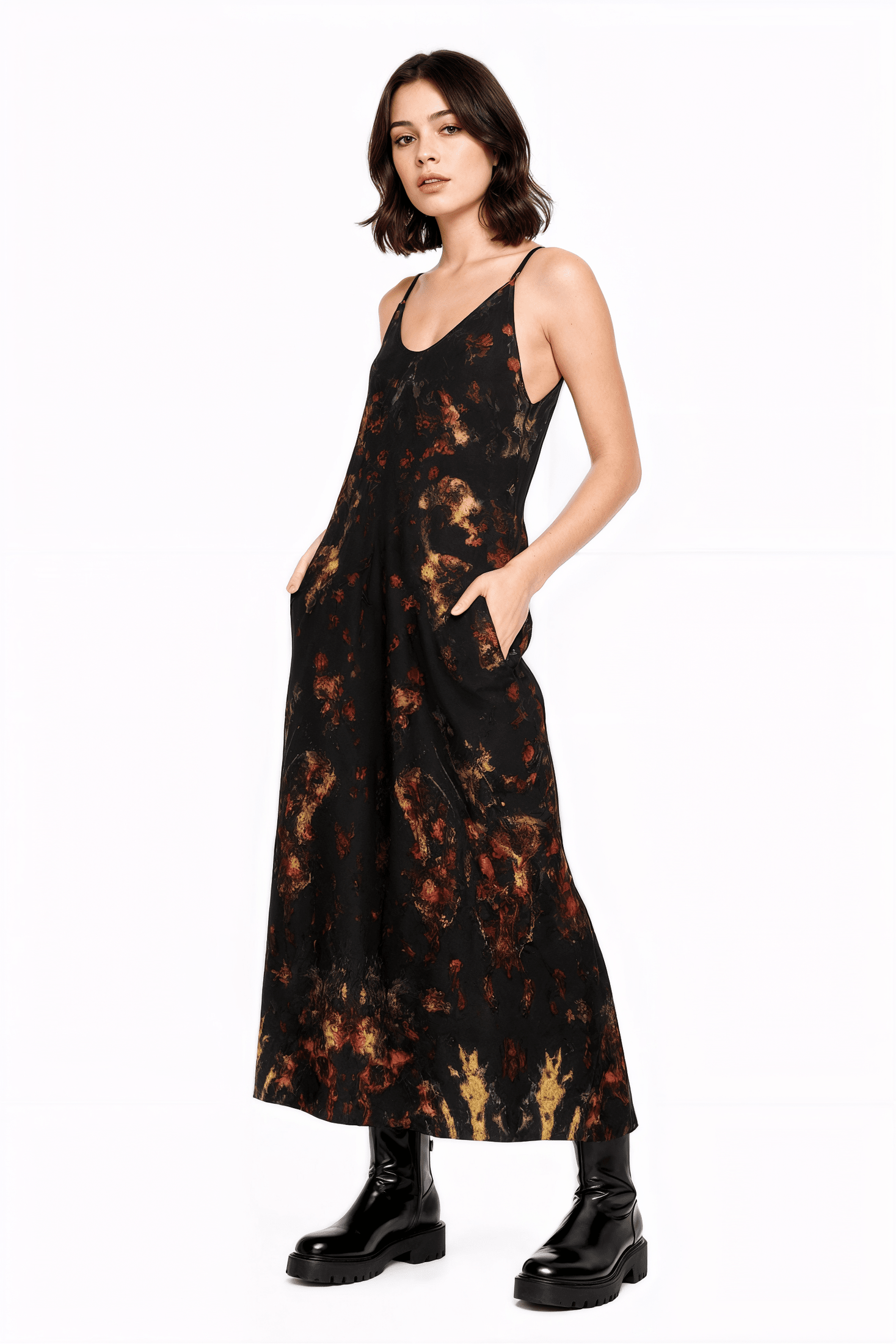 BURNT by Riffhaus - Women's Sling Dress - Sofia Isella Riff