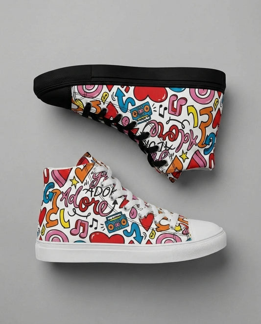 ME - high top canvas shoes [women's size] - Rachel Chinouriri Riff