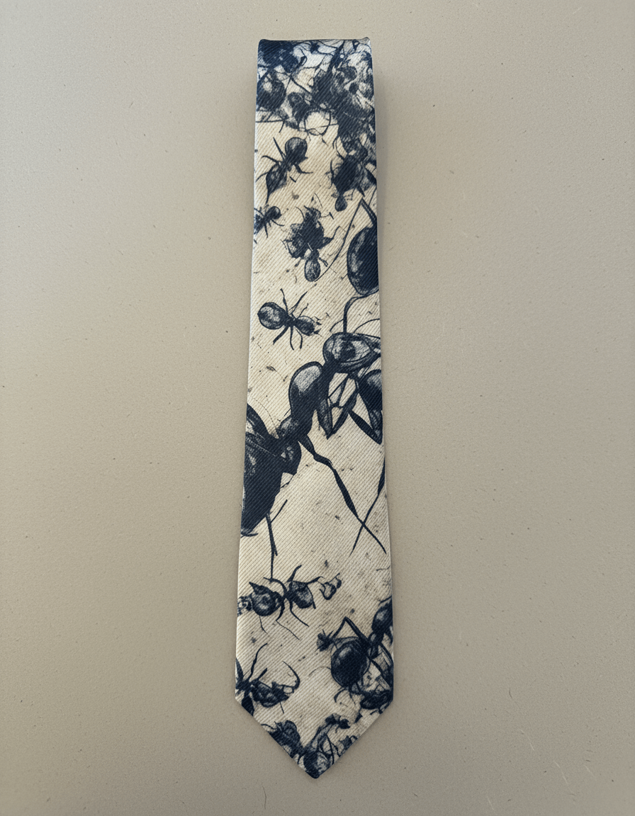 ANTS on a tie - for weirdos and Sofia Isella Lovers only