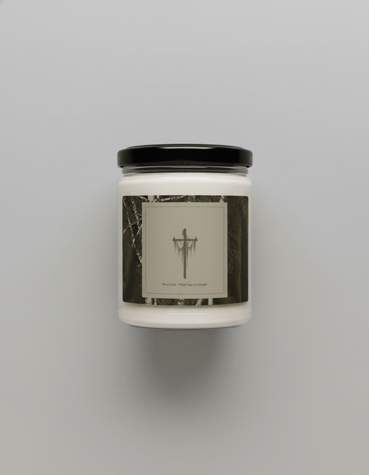 12/3 WACO FIELD by Riffhaus - Scented soy candle White Sage & Lavender - Ethel Cain Riff