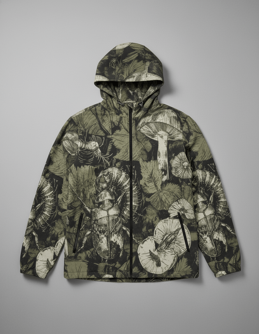 FORGING by Riffhaus - Minimalist Cotton Twill Jacket #GARDEN