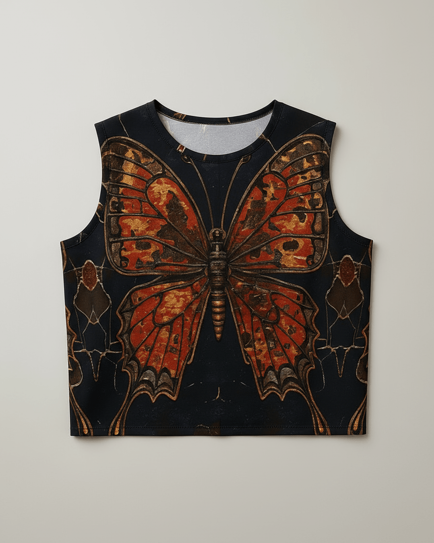 LOVE YOURSELF by Riffhaus - Sleeveless Crop Top #GARDEN