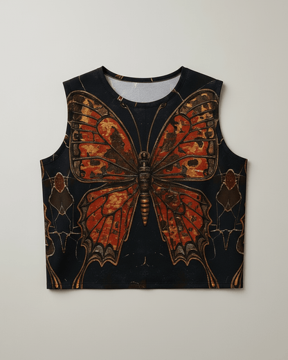 LOVE YOURSELF by Riffhaus - Sleeveless Crop Top #GARDEN