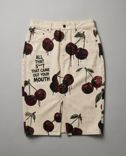 ALL THAT S**T - Denim Midi Skirt - Riff on Rachel Chinouriri