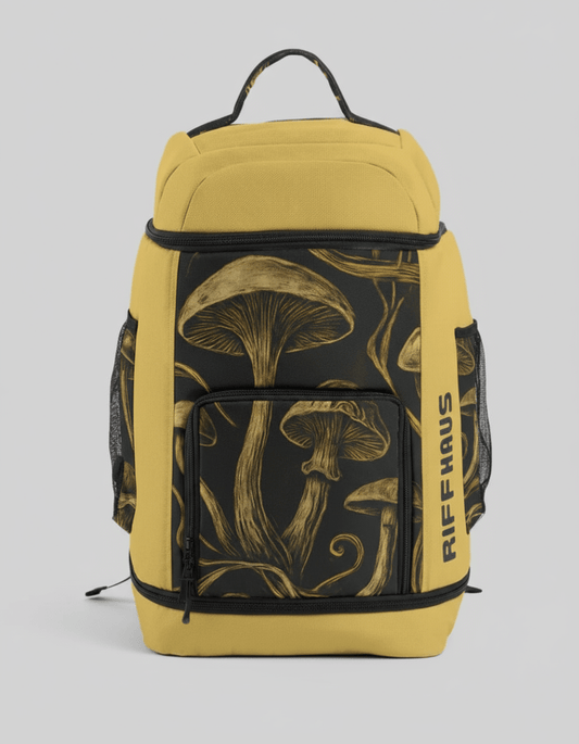 FORGING - Large Backpack with Mushroom Print - Sofia Isella Riff